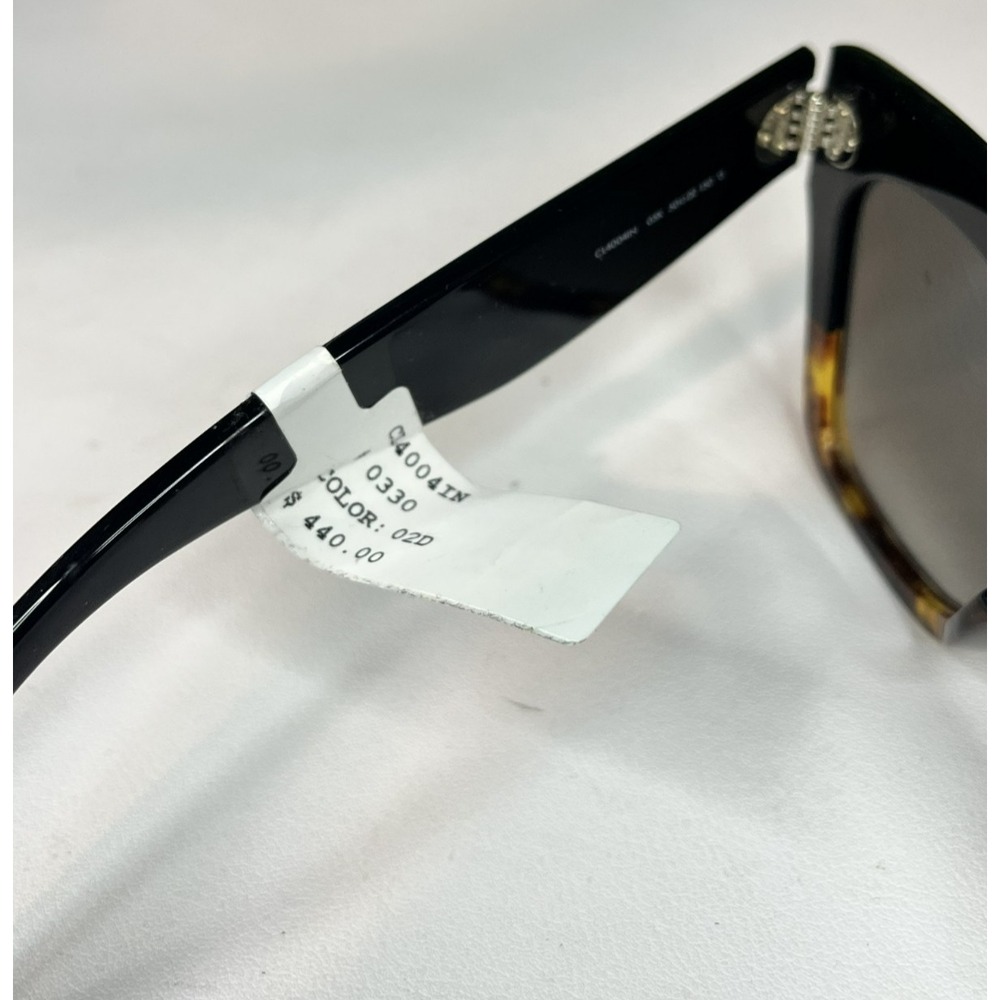CELIINE CL4004IN 05K Women Black Square Polarized Sunglasses 50-22-150 - Picture 13 of 14